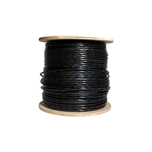Exelink <p>Rollo cable exterior 305 mts 100% cobre 4P 23AWG UTP Solid | COLOR NEGRO<br>100080080048</p>